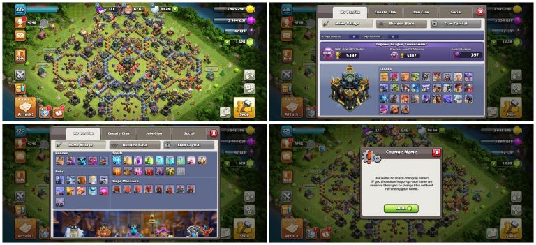 TH17 Clash of Clans Account | Level 225 | Heroes 84•87•70•68•34 | iOS/Android