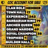 TH17 Clash of Clans Account | Level 242 | Heroes 79_100_74_49_38 | iOS/Android