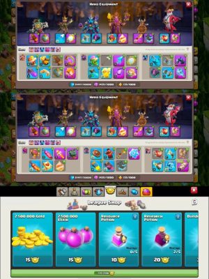 Clash of Clans account Max TH17 Clash of Clans Account | Level 100 | Heroes 100-100-90-75-50 | iOS/Android
