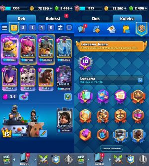 Clash Royale account King Tower 15 Clash Royale Account | 10,738 Trophies | Arena 26 | iOS/Android