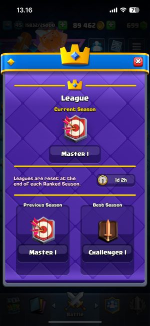King Tower 14 Clash Royale Account | 8,313 Trophies | Arena 21 | 118 Cards, 11 Evos | iOS/Android