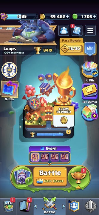 King Tower 12 Clash Royale Account | 8,419 Trophies | Arena 21 | 111 Cards, 8 Evos | iOS/Android