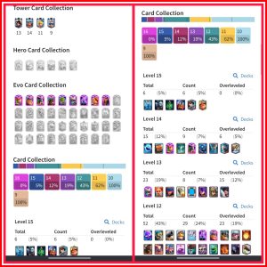 King Tower 14 Clash Royale Account | 10,000 Trophies | Arena 25 | 121 Cards, 9 Evos | iOS/Android