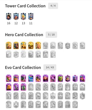 Clash Royale account King Tower 16 Clash Royale Account | 14,000 Trophies | 14 Evos | iOS/Android