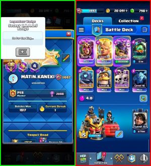 Clash Royale account King Tower 16 Clash Royale Account | 12,500 Trophies | 122 Cards, 10 Evos | iOS/Android