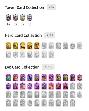 King Tower 16 Clash Royale Account | 14,000 Trophies | 20 Evos | iOS/Android