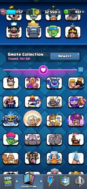King Tower 16 Clash Royale Account | 14,000 Trophies | 20 Evos | iOS/Android