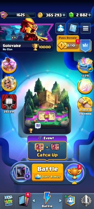 King Tower 16 Clash Royale Account | 10,000 Trophies | 19 Evos | iOS/Android