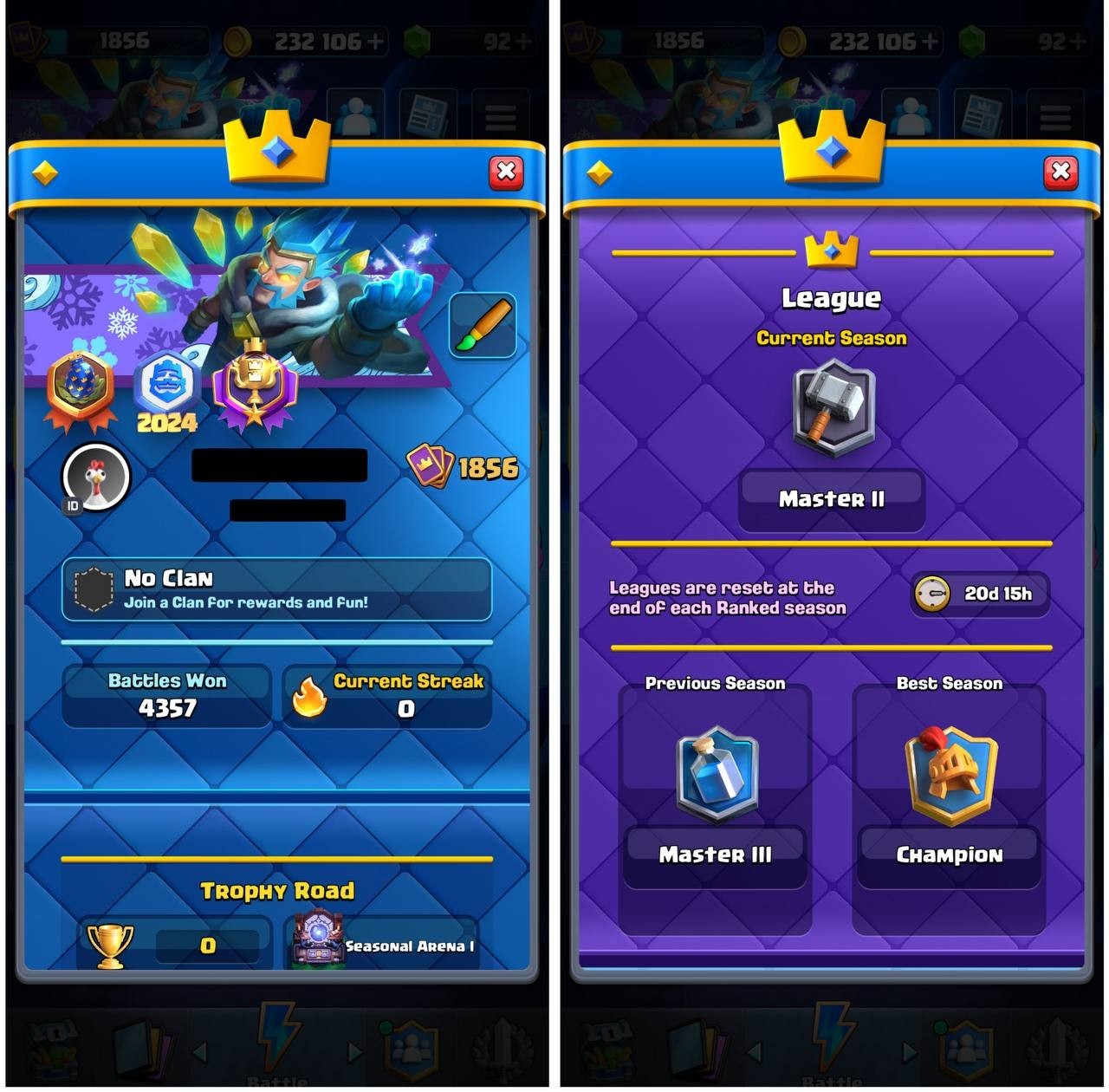 King Tower 16 Clash Royale Account | 14,000 Trophies | 21 Evos | iOS/Android