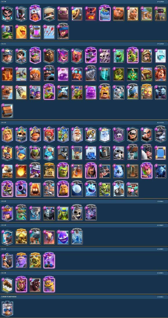 King Tower 15 Clash Royale Account | 12,000 Trophies | Arena 29 | 16 Evos | iOS/Android