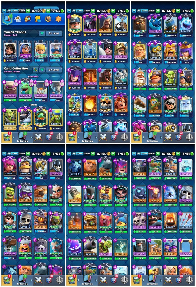 King Tower 14 Clash Royale Account | 12,795 Trophies | 10 Evos | iOS/Android