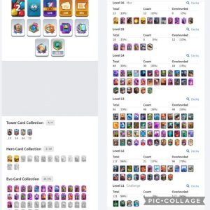 Clash Royale account King Tower 16 Clash Royale Account | 10,000 Trophies | 122 Cards, 25 Evos | iOS/Android