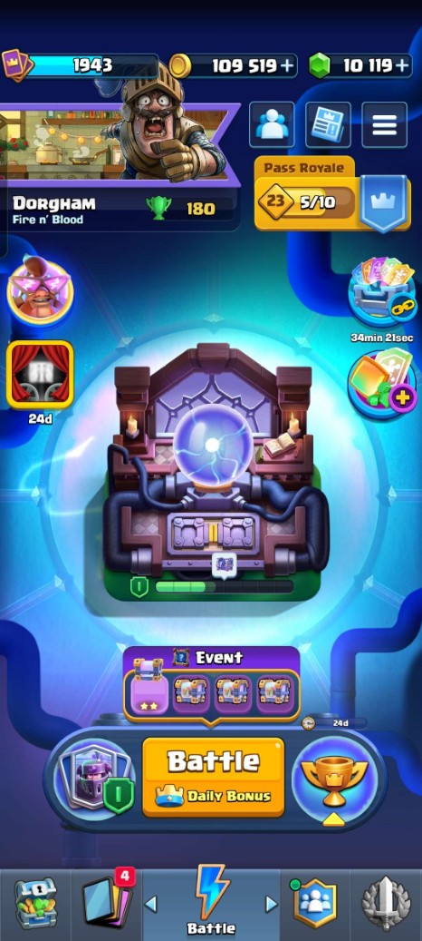 King Tower 16 Clash Royale Account | 14,000 Trophies | 25 Evos | iOS/Android