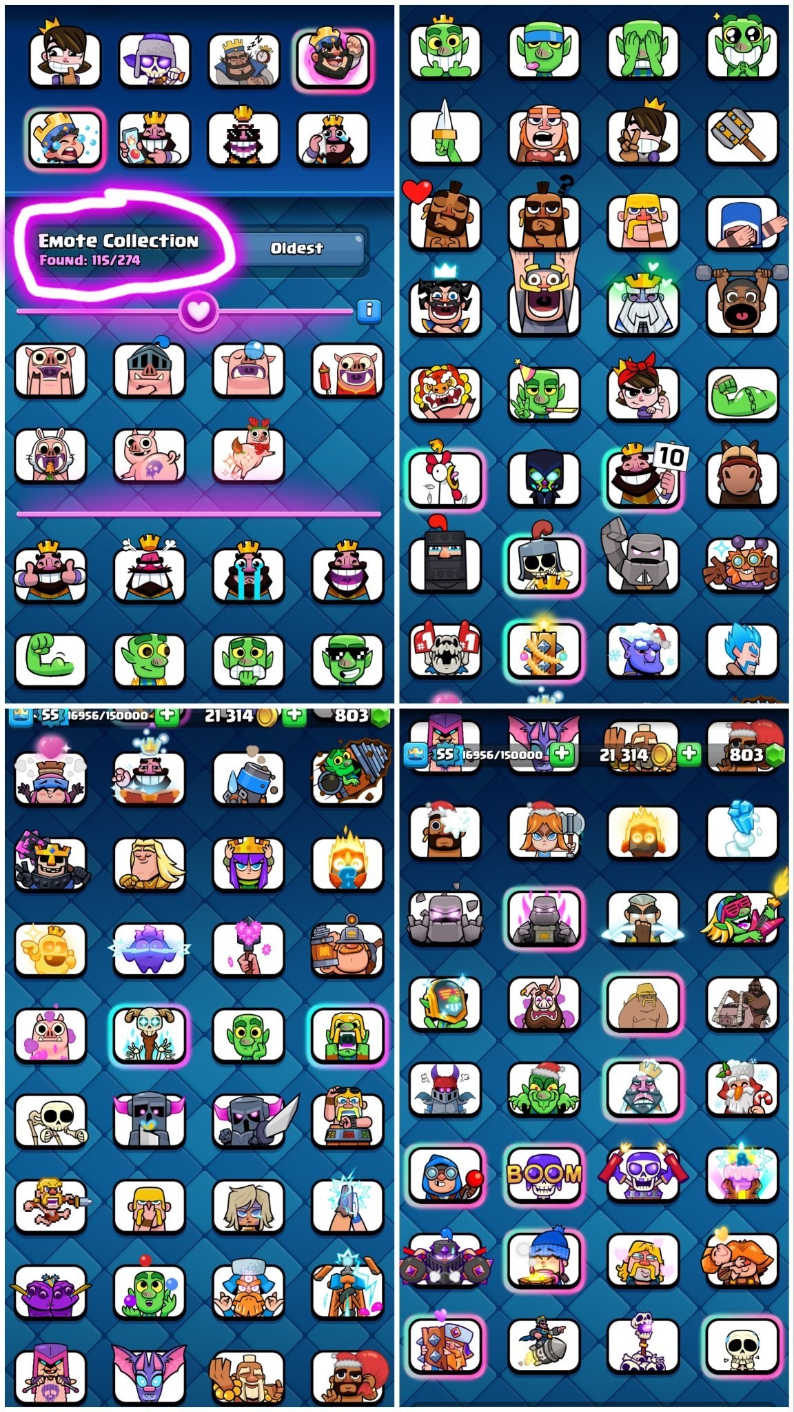 Clash Royale account King Tower 15 Clash Royale Account | 9,510 Trophies | Arena 24 | 8 Evos | iOS/Android