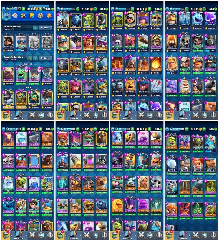 Clash Royale account King Tower 14 Clash Royale Account | 9,179 Trophies | 6 Evos | iOS/Android