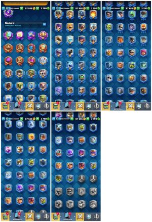 King Tower 14 Clash Royale Account | 9,746 Trophies | 7 Evos | iOS/Android
