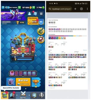 King Tower 14 Clash Royale Account | 9,746 Trophies | 7 Evos | iOS/Android