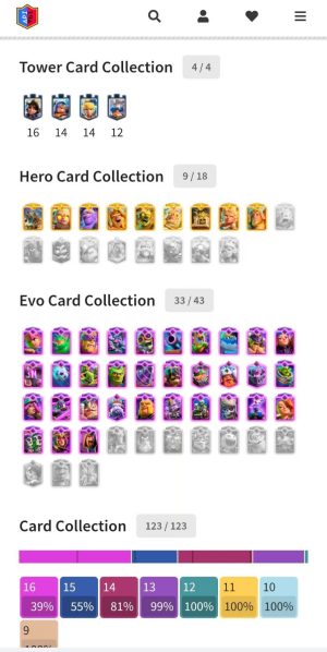 Clash Royale account King Tower 16 Clash Royale Account | 14,000 Trophies | 33 Evos | iOS/Android