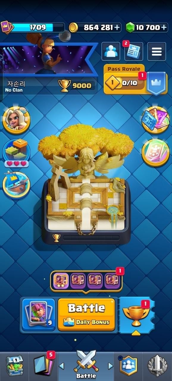 Clash Royale account King Tower 16 Clash Royale Account | 9,000 Trophies | 121 Cards | iOS/Android