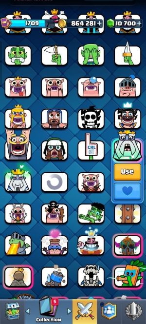 Clash Royale account King Tower 16 Clash Royale Account | 9,000 Trophies | 121 Cards | iOS/Android