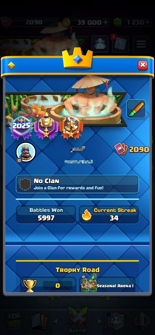 Clash Royale account King Tower 16 Clash Royale Account | 14,000 Trophies | 29 Evos | iOS/Android