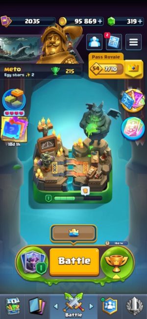 Clash Royale account King Tower 16 Clash Royale Account | 14,200 Trophies | 29 Evos | iOS/Android