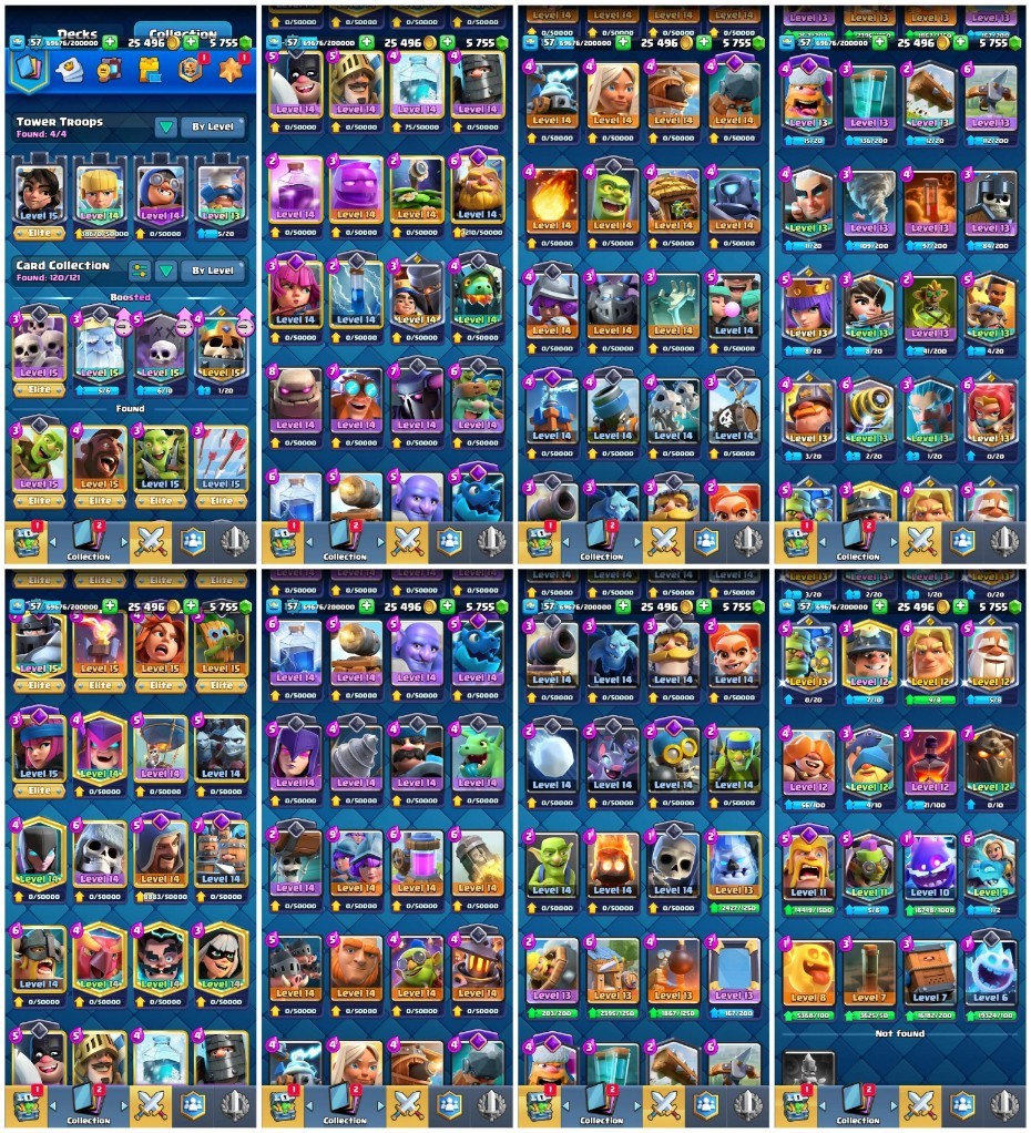 Clash Royale account King Tower 15 Clash Royale Account | 11,600 Trophies | 13 Evos | iOS/Android
