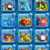 King Tower 16 Clash Royale Account | 9,000 Trophies | 121 Cards | iOS/Android