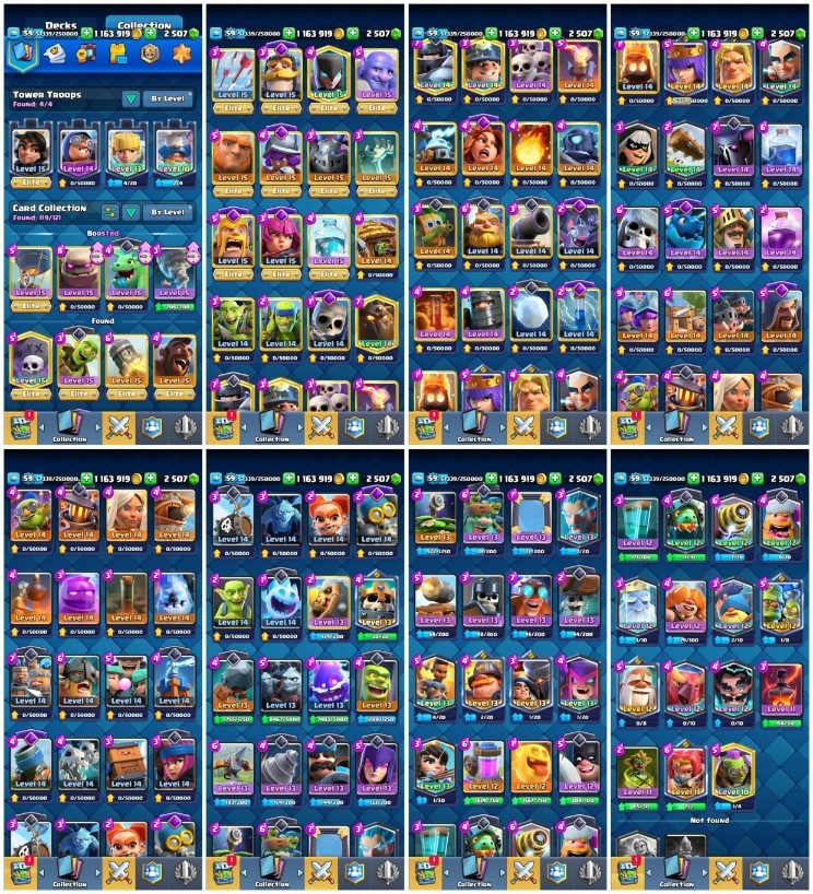 Clash Royale account King Tower 15 Clash Royale Account | 9,652 Trophies | 12 Evos | iOS/Android