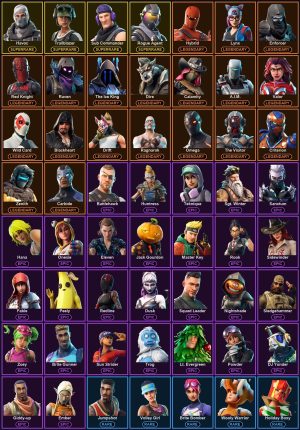 62-Skin Fortnite Account | Havoc, Omega, Carbide, Sub Commander | PC/PSN/Xbox