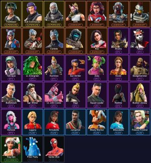 38-Skin Fortnite Account | Havoc, Carbide, Sub Commander, The Visitor | PC/PSN/Xbox