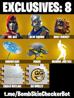 31-Skin Fortnite Account | Blue Squire, Carbide, Mako, The Ace | PC/PSN/Xbox