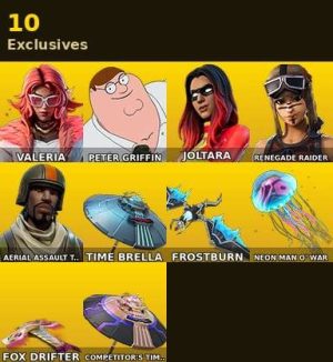 29-Skin Fortnite Account | Raider's Revenge, Renegade Raider, Aerial Assault Trooper, Valeria | PC