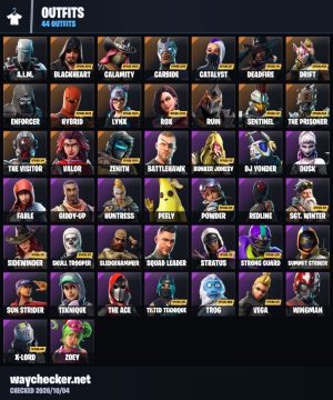 Fortnite account 44-Skin Fortnite Account | Skull Trooper, Carbide, Drift, Nin | PC/PSN/Xbox