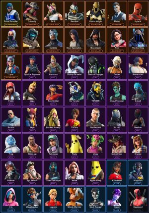 Fortnite account 65-Skin Fortnite Account | Carbide, The Ice King, Drift, Peely | PSN/Xbox