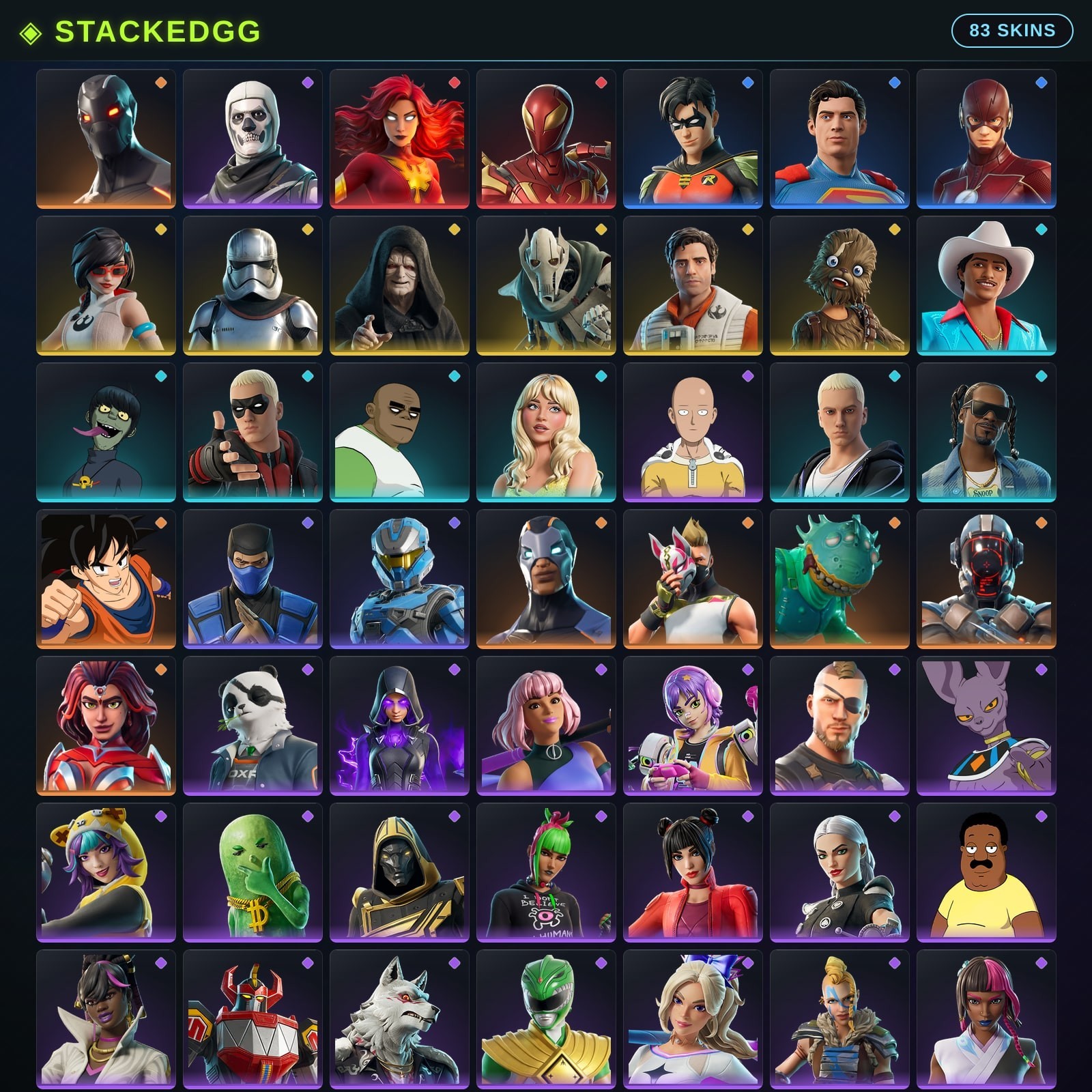 Fortnite account 83-Skin Fortnite Account | Skull Trooper, Omega | PC/Xbox