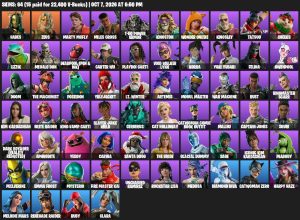Fortnite account 64-Skin Fortnite Account | Raider's Revenge, Renegade Raider, Hades, Zeus | PC