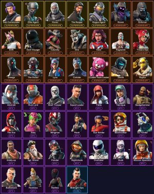 Fortnite account 46-Skin Fortnite Account | The Reaper, Havoc, Elite Agent, Dark Voyager | PC/PSN/Xbox