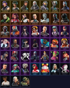 Fortnite account 45-Skin Fortnite Account | The Reaper, Havoc, Elite Agent, Dark Voyager | PC/PSN/Xbox