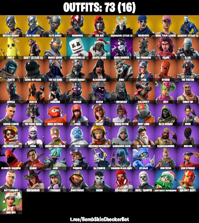 Fortnite account 73-Skin OG Fortnite Account | Blue Squire, Royale Knight, Take The L, Elite Agent | PC/PSN/Xbox