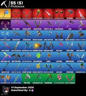 Fortnite account 57-Skin Fortnite Account | The Reaper, Take The L, Elite Agent, Dark Voyager | PC/Xbox