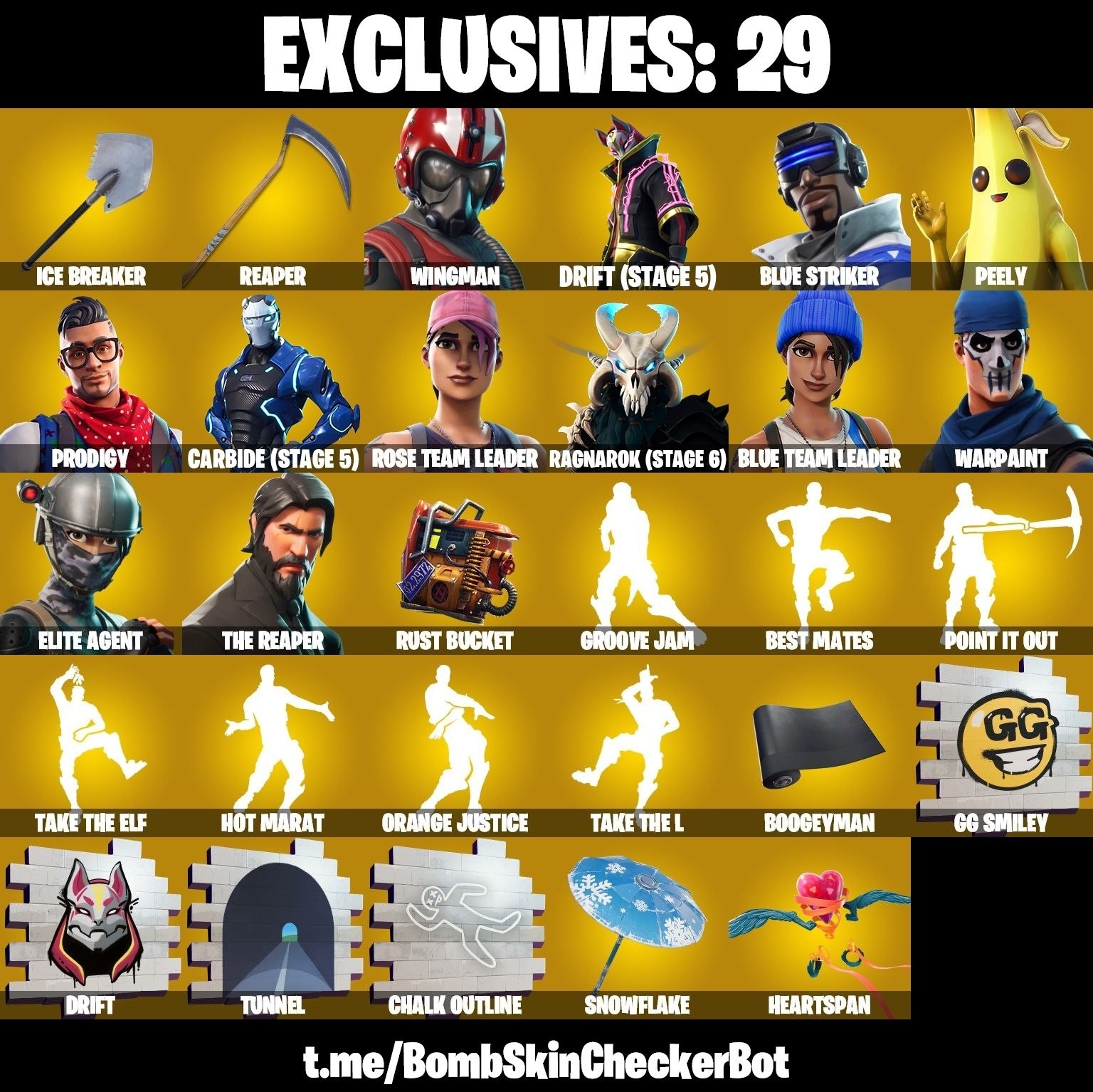 Fortnite account 69-Skin OG Fortnite Account | The Reaper, Take The L, Elite Agent, Dark Voyager | PC/PSN/Xbox