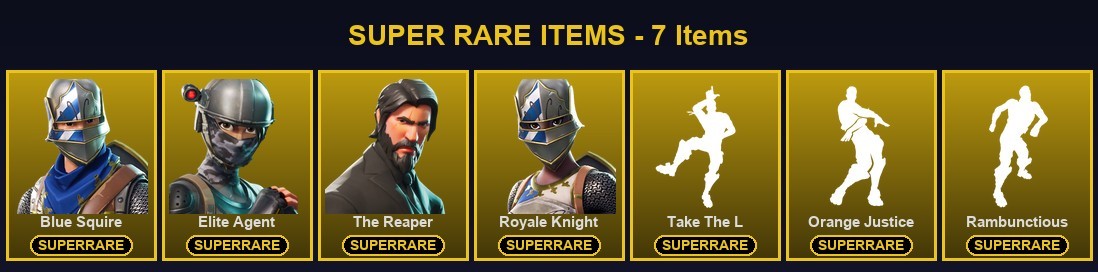 Fortnite account 52-Skin Fortnite Account | Blue Squire, Royale Knight, The Reaper, Elite Agent | PC/PSN/Xbox