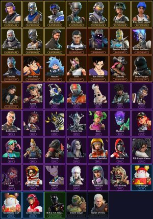 Fortnite account 54-Skin Fortnite Account | Blue Squire, Royale Knight, The Reaper, Havoc | PSN/Xbox