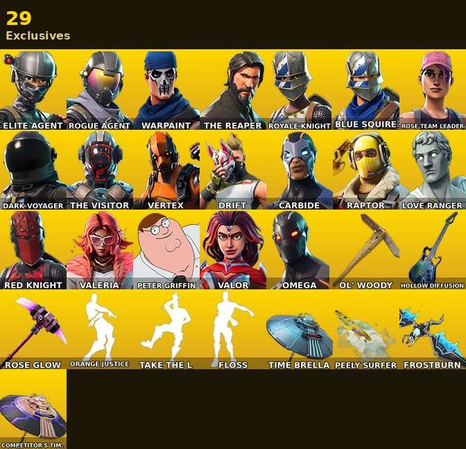 Fortnite account 43-Skin OG Fortnite Account | Blue Squire, Royale Knight, The Reaper, Take The L | PC/PSN