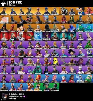 Fortnite account 106-Skin OG Fortnite Account | Blue Squire, Royale Knight, The Reaper, Elite Agent | PC/PSN/Xbox/Switch/Mobile