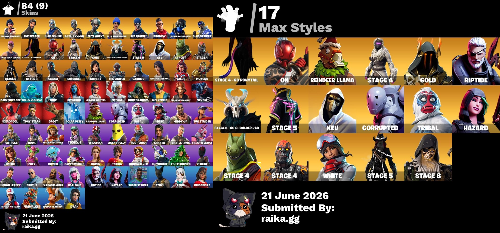 Fortnite account 84-Skin OG Fortnite Account | Sparkle Specialist, Blue Squire, Royale Knight, The Reaper | PC/Xbox