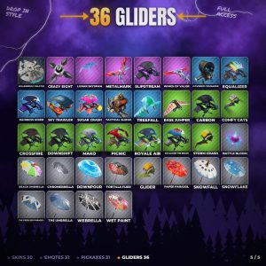 30-Skin Fortnite Account | The Reaper, Take The L, Havoc, Elite Agent | PC/PSN/Xbox/Switch/Mobile