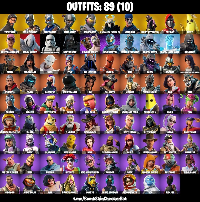 Fortnite account 89-Skin OG Fortnite Account | Blue Squire, Royale Knight, The Reaper, Elite Agent | PC/PSN/Xbox