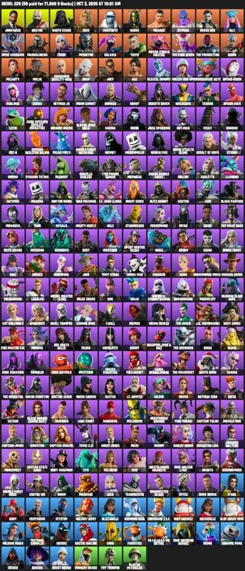 Fortnite account 36-Skin Fortnite Account | Kratos, Clutch | PC